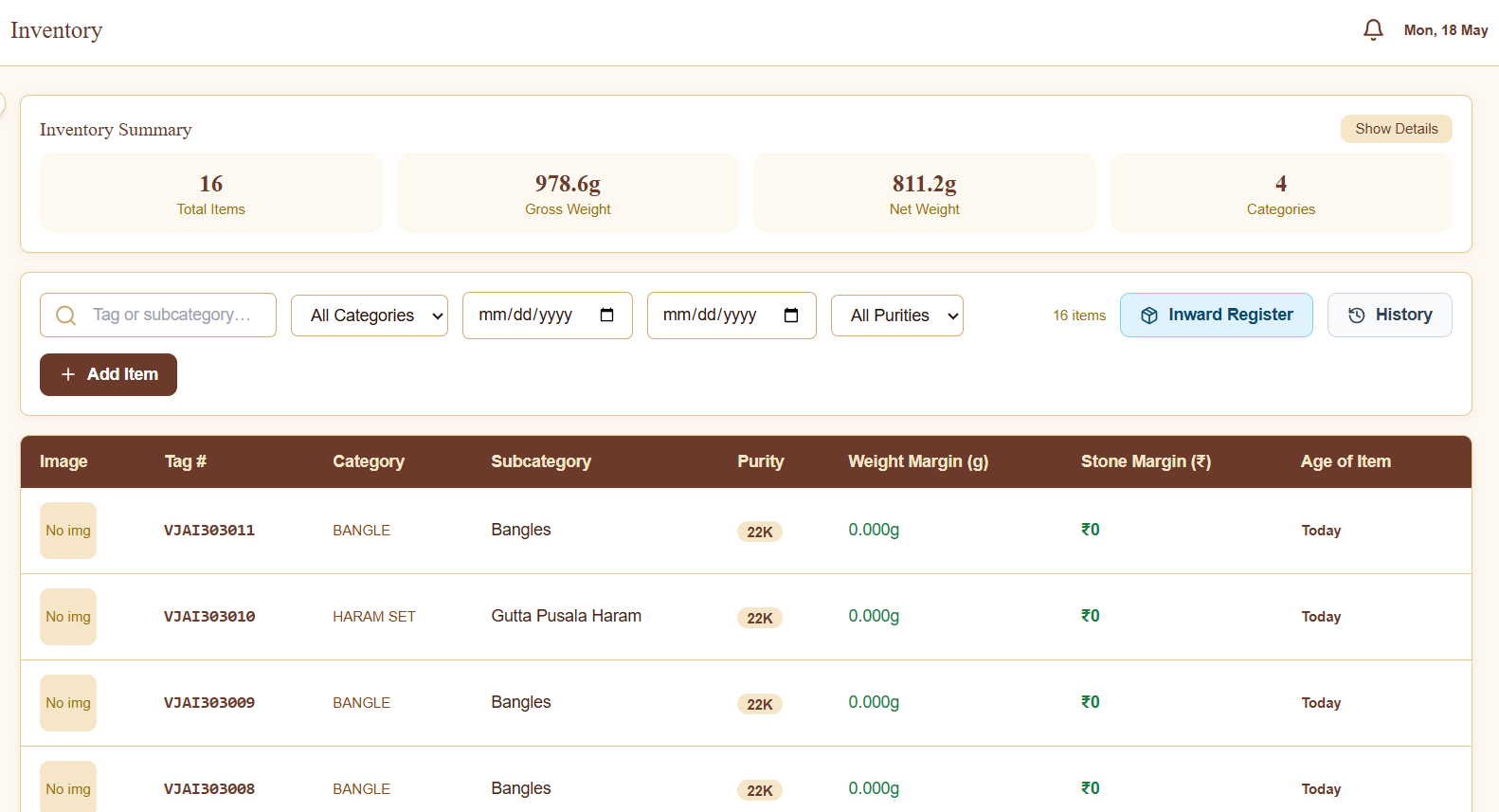 Octis Inventory System